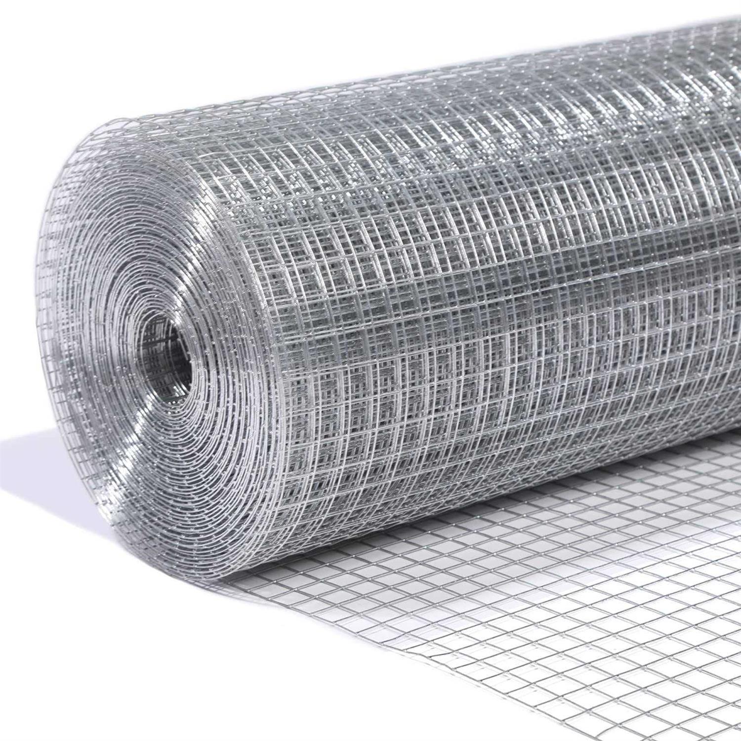 LAN JIA Hardware Cloth 1/4 Mesh 23 Gauge-Hot Dip Galvanized After Welding-Chicken Wire Wire Mesh Roll - Cheap Fitting