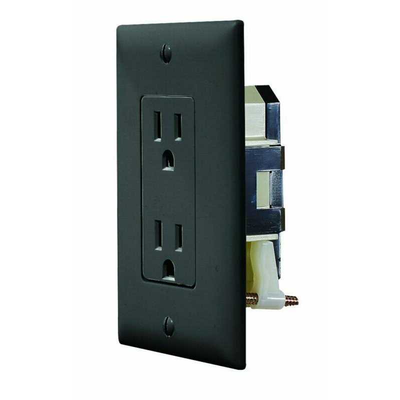 RV Designer S817 Self Contained Dual Outlet With Cover Plate - Cheap Fitting