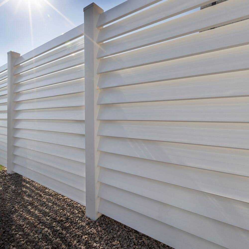 Barrette Outdoor Living Louvered 5 in. x 5 in. x 102 Post - Cheap Fitting