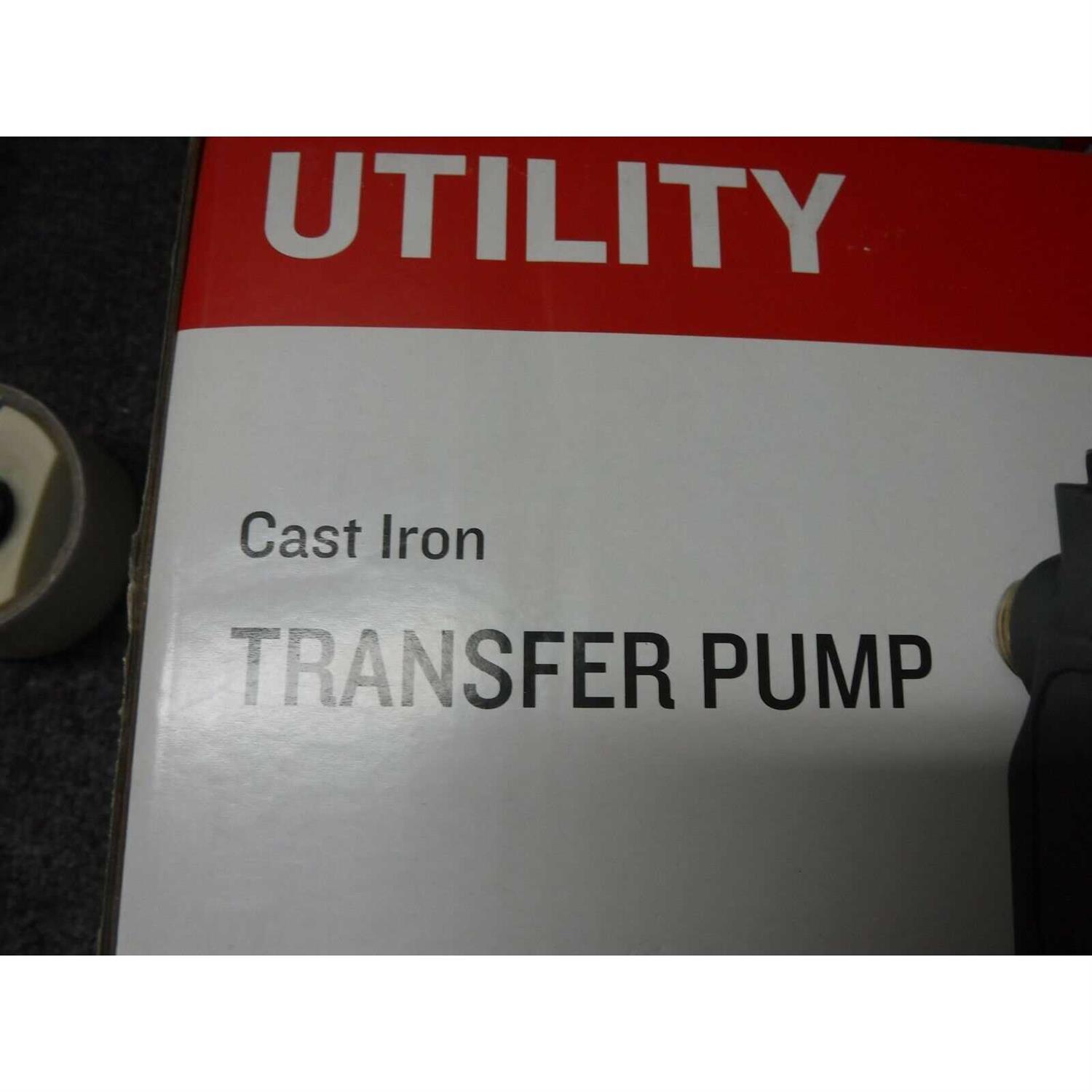 Utilitech .5-HP Cast Iron Electric Utility Pump 148007 - Cheap Fitting