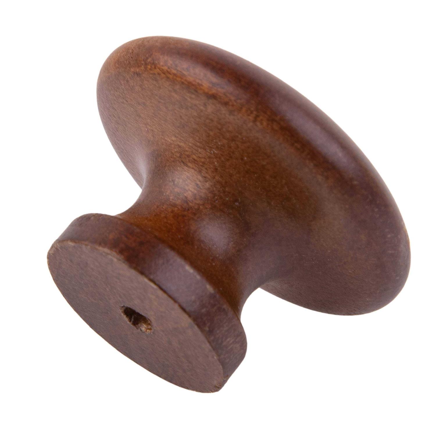 Walnut Wood Drawer Knob - Cheap Fitting