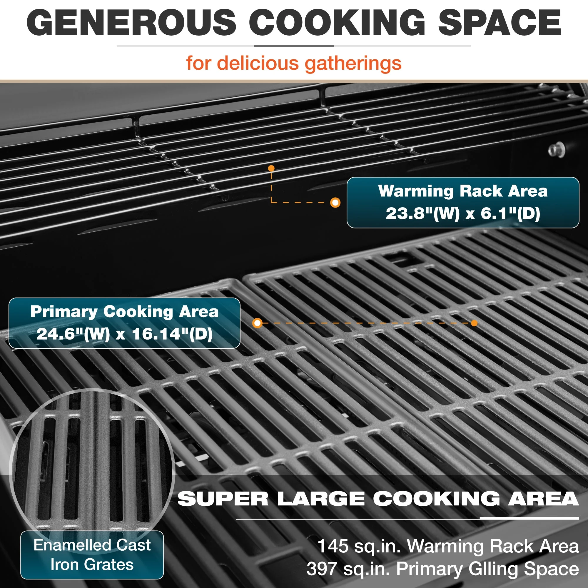 Alpha Joy 4-Burner Stainless Steel Propane Gas Grill with Side Burner - Cheap Fitting