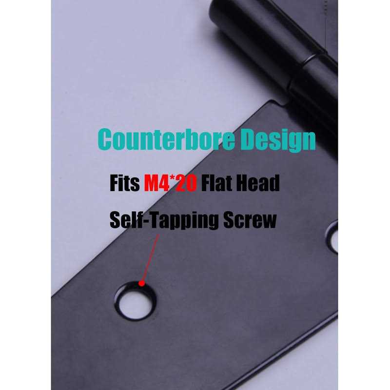 HLMOptimo Heavy Duty T Hinge Tee Hinge T Strap Hinge Shed Hinge Gate Hinge Barn Hinge Fence Hinge Door Hinge Wrought Rustproof All Size Black - Cheap Fitting