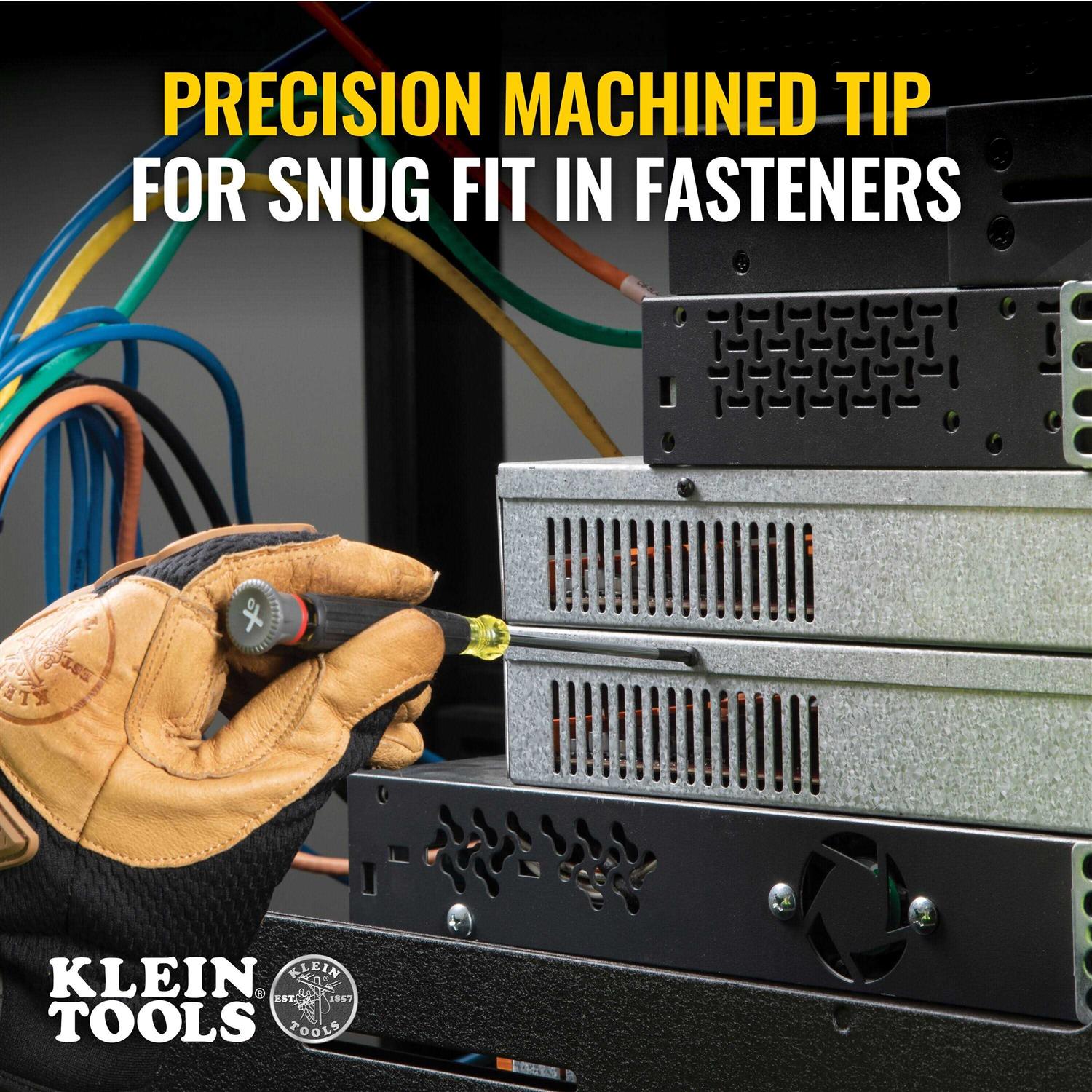 Klein Tools 85615 Precision Screwdriver Set Slotted and Phillips - Cheap Fitting