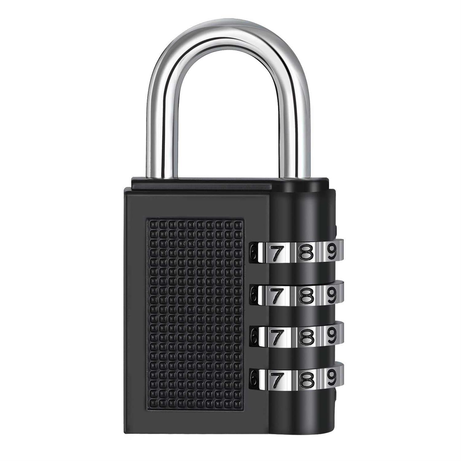 ZHEGE Combination Lock 4 Digit Outdoor Padlock for School Gym Locker - Cheap Fitting
