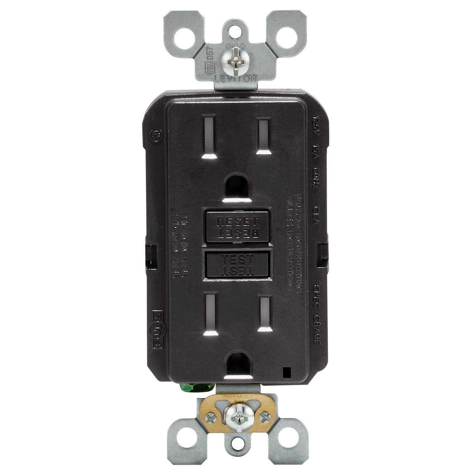 Leviton R95-GFTR1-0KE 15-Amp GFCI Outlet - Cheap Fitting