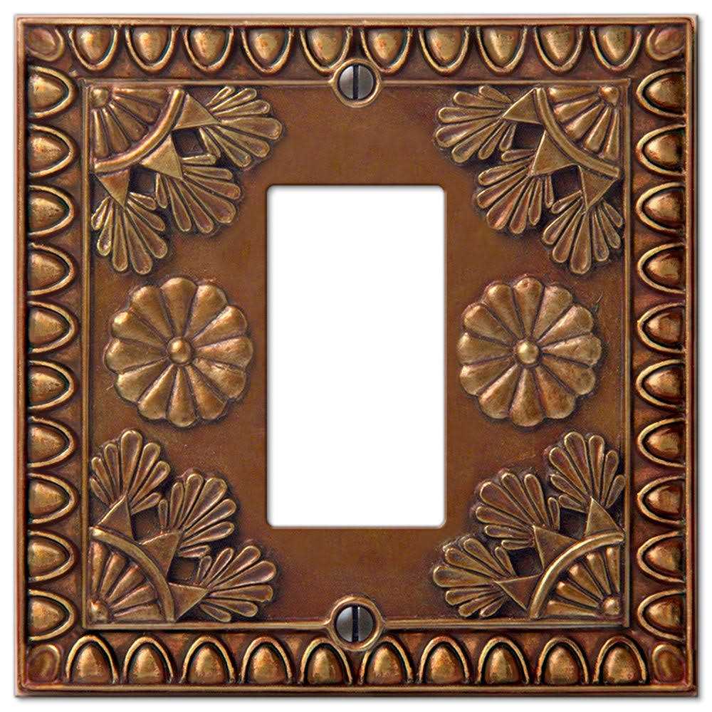 Amerelle Wallplates Amiens Resin Double Rocker Wallplate i 8353RRC - Cheap Fitting