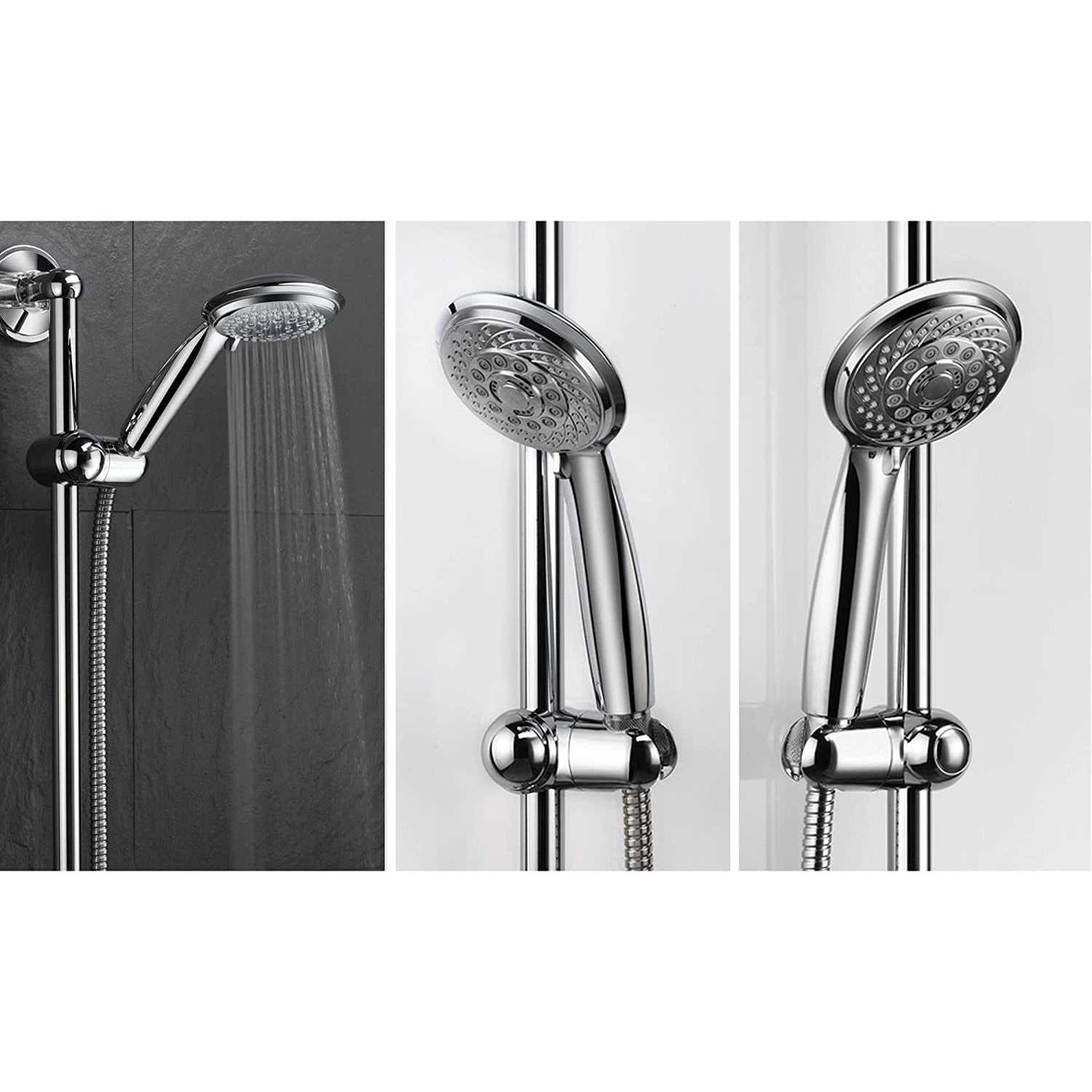 Hotelspa Insta mount Stainless Steel Height/Angle Adjustable Shower Slide Bar - Cheap Fitting
