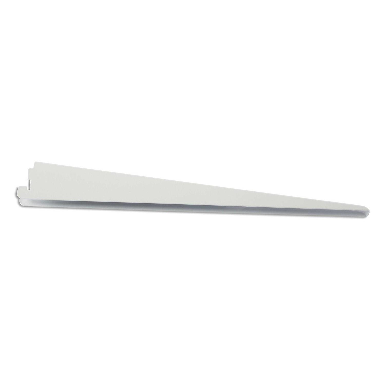 Rubbermaid White Twin Track Bracket - Cheap Fitting