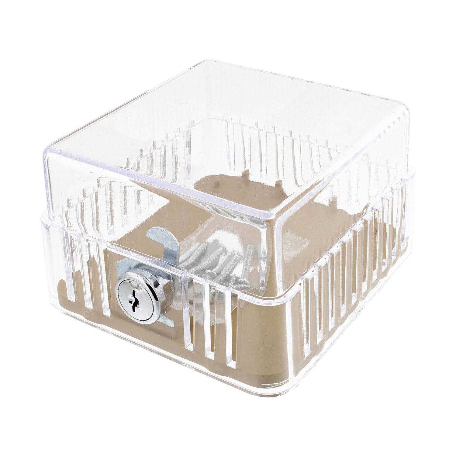 Bisupply AC Thermostat Cover with Lock XS 1pk Wall AC Panel Lock Box with Key - Cheap Fitting