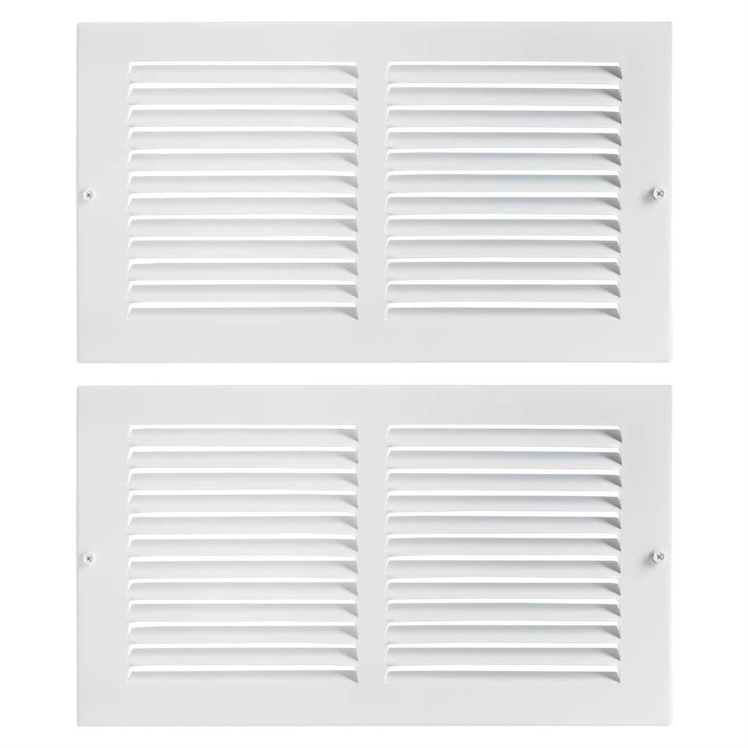 Built Industrial 2 Pack White Air Vent Covers - Cheap Fitting