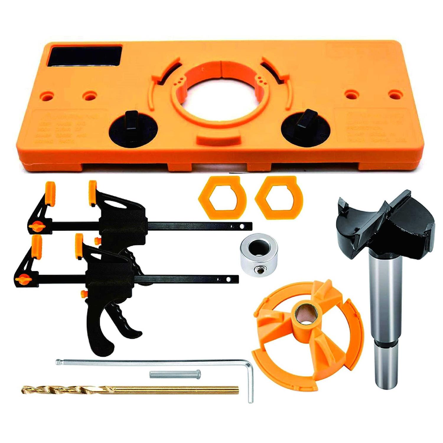 35MM Concealed Hinge Jig Hinge Drilling Tool Set,Suitable for Face Frame Cabinet Cupboard Door Hinges - Cheap Fitting