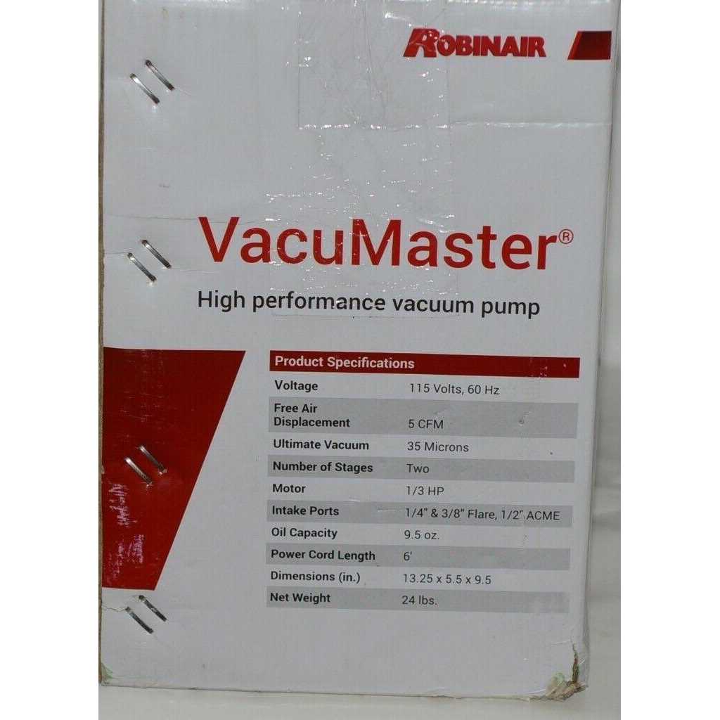 Robinair 15500 VacuMaster 5 CFM Vacuum Pump - Cheap Fitting