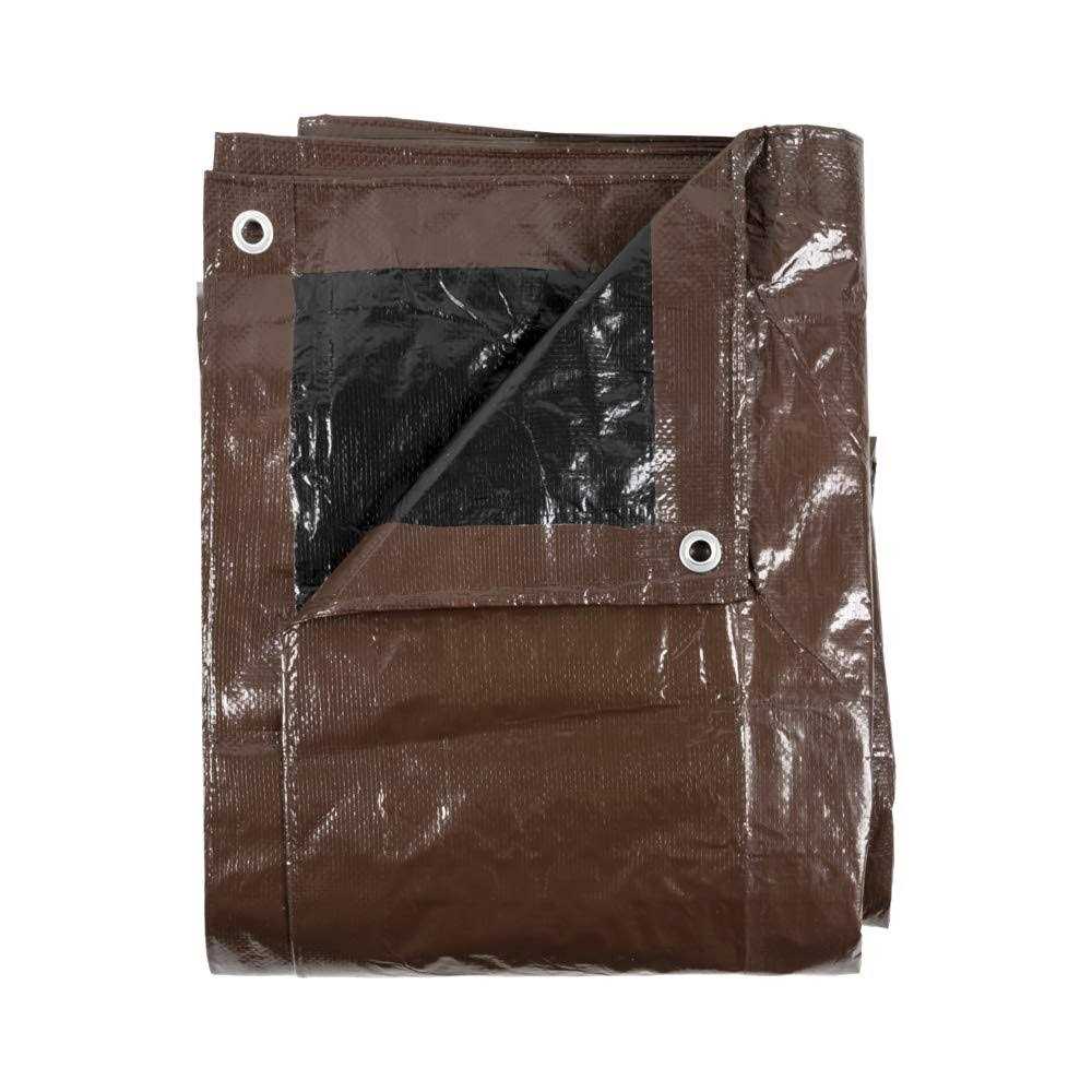 ProCover Black/Brown Reversible Tarp Heavy-Duty - Cheap Fitting