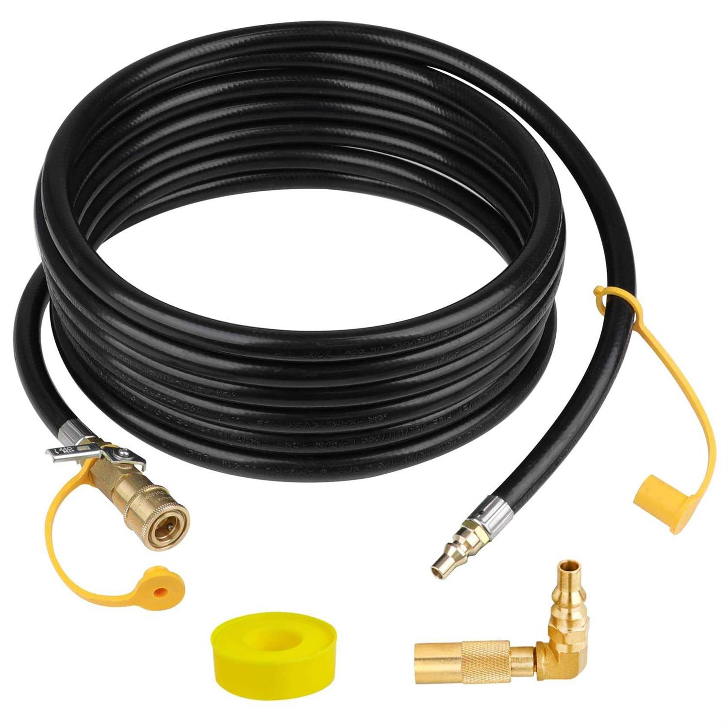 Iococee Quick-Connect RV Propane Hose - Cheap Fitting
