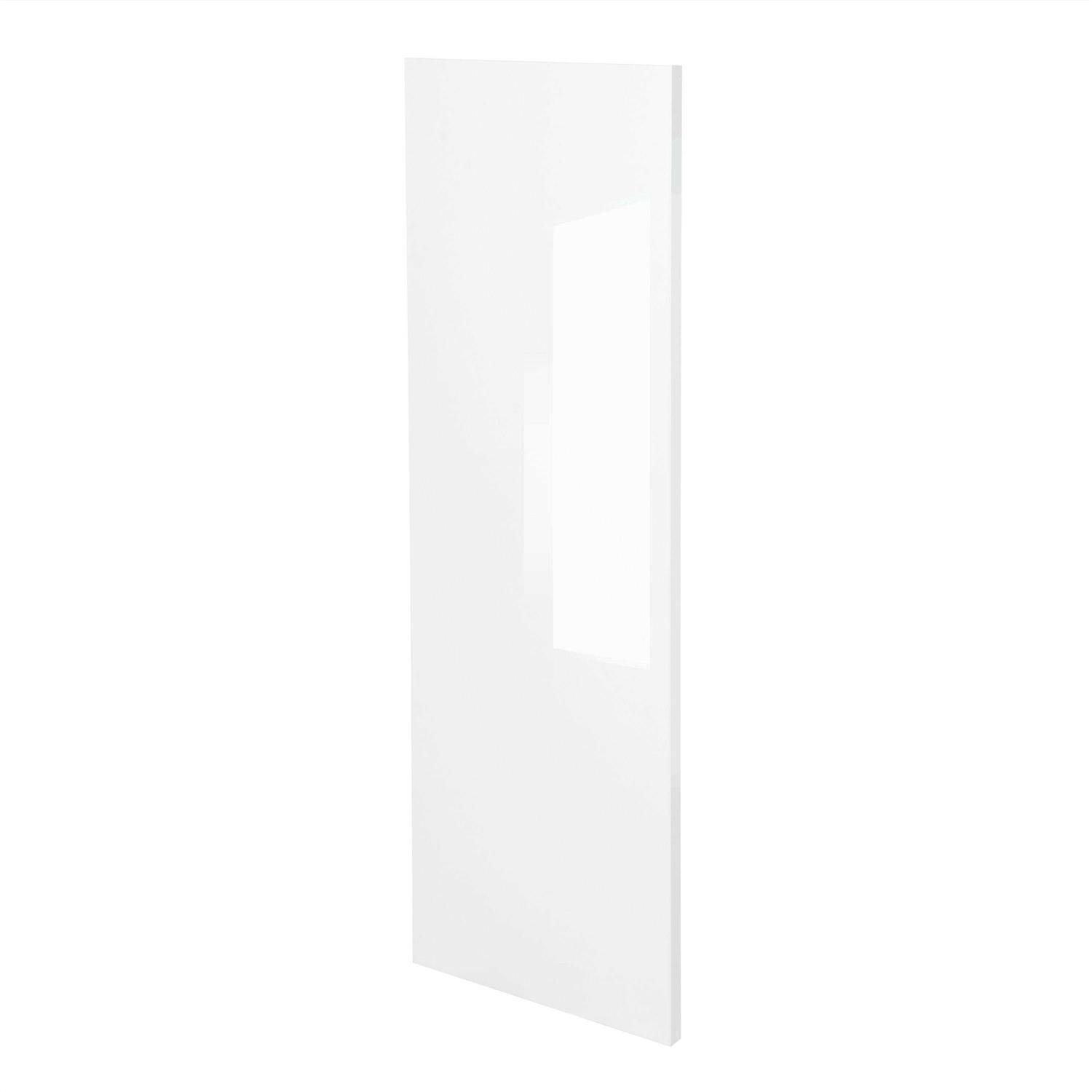 Cambridge 12-in W x 42-in H x 1-in D White Gloss Finished Cabinet End Panel SA-WUEP42-WG - Cheap Fitting
