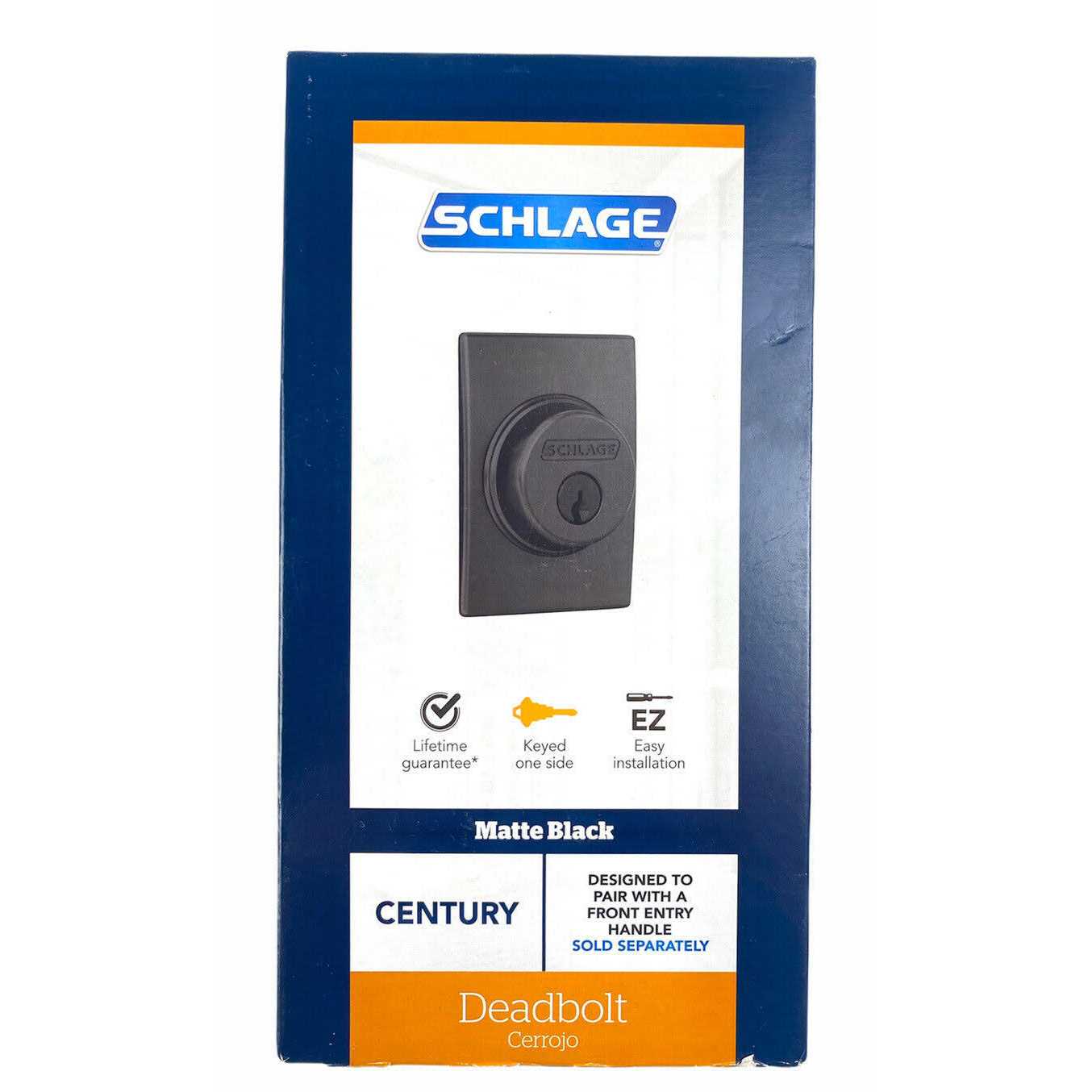 Schlage Single Cylinder Single Cylinder Deadbolt B60 N G CEN 622 - Cheap Fitting