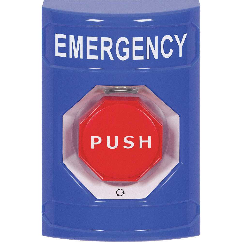 Safety Technology International Emergency Push Button Polycarbonate SS2409EM-EN - Cheap Fitting