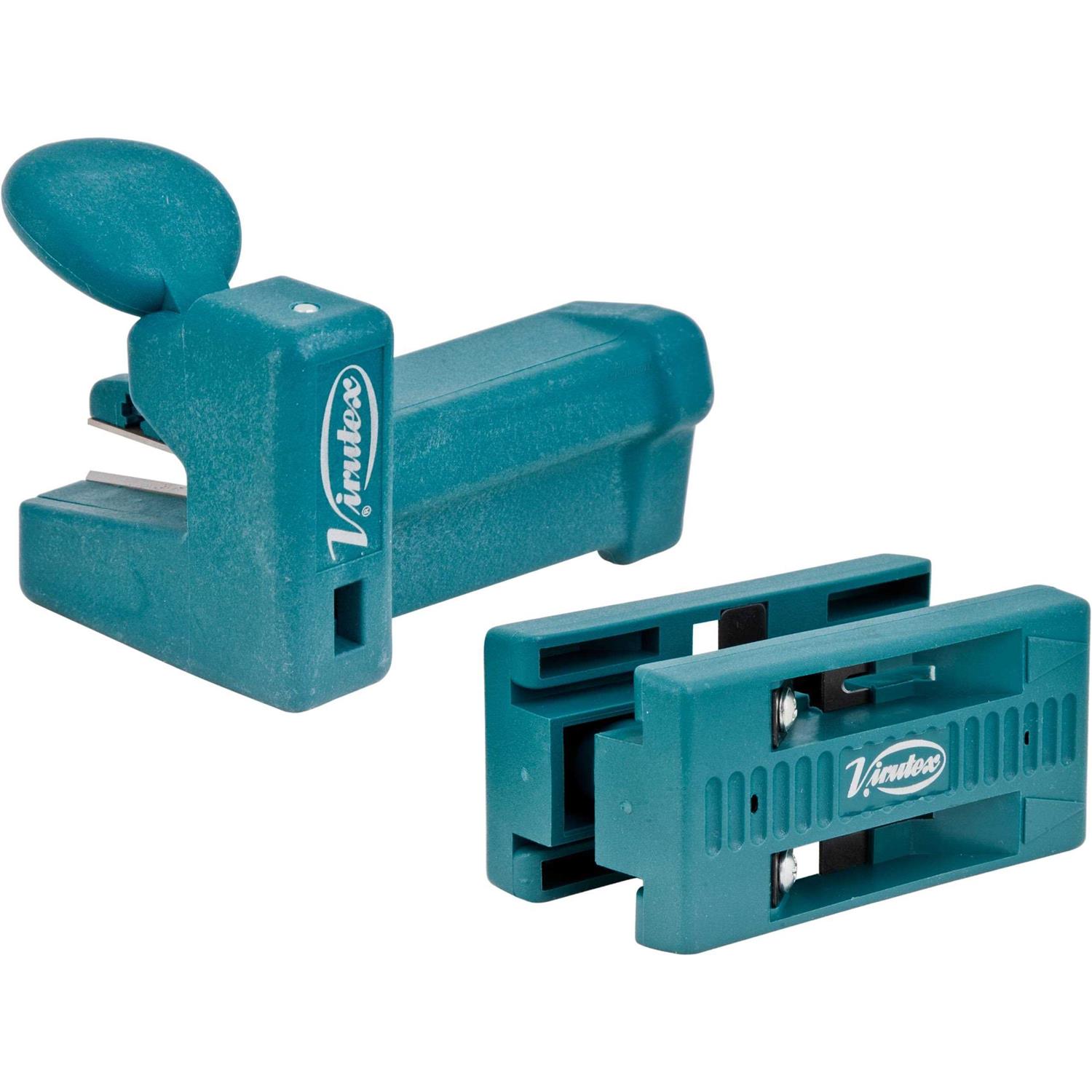 Virutex AU93 Double Edge Manual Banding Trimmer and Scrapper and RC21E Edge Cutter Pack for High Quality Professional Finish - Cheap Fitting