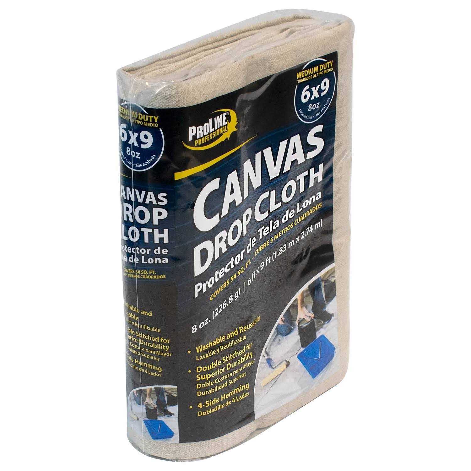 Intex 8-OZ 1 Mil Canvas 8-OZ 6-ft x 9-ft Drop Cloth K-CD69-8P - Cheap Fitting