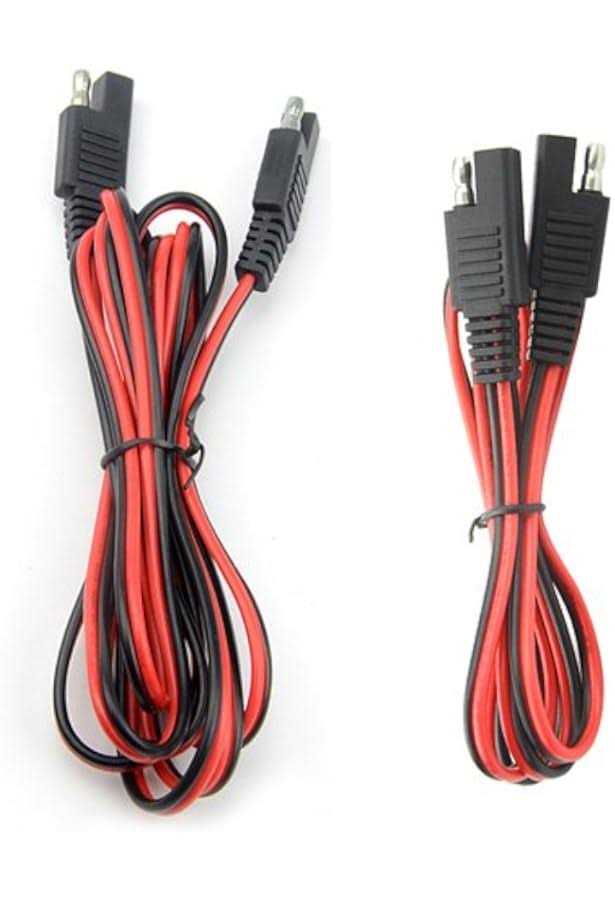 WMYCONGCONG 2 PCS SAE to SAE Quick Disconnect Wire Harness SAE Power Extension Cable Connector 3 Feet and 6 Feet - Cheap Fitting