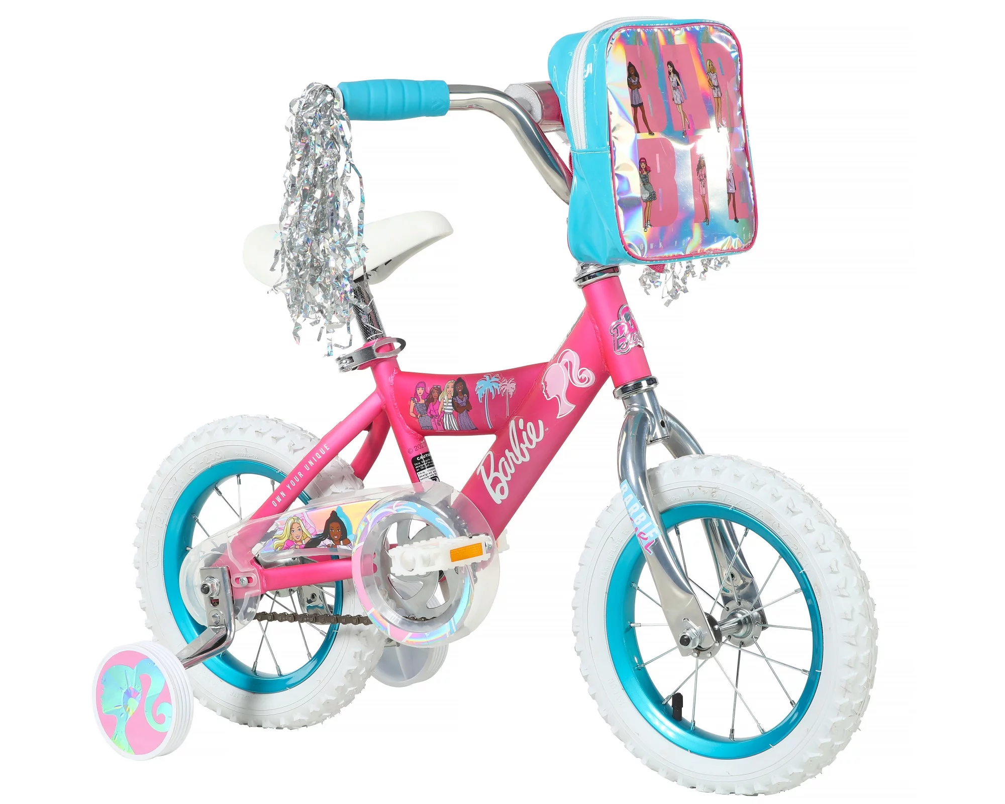 Dynacraft Barbie 12-inch Girls BMX Bike for Age 3-5 Years - Cheap Fitting
