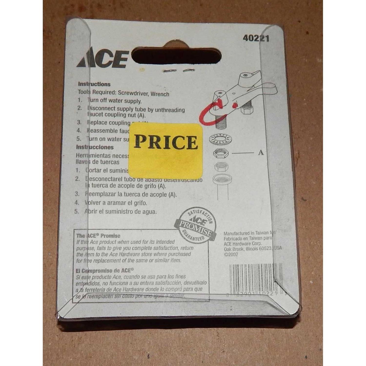 Ace Faucet Locknut	Ace Faucet Locknut - Cheap Fitting