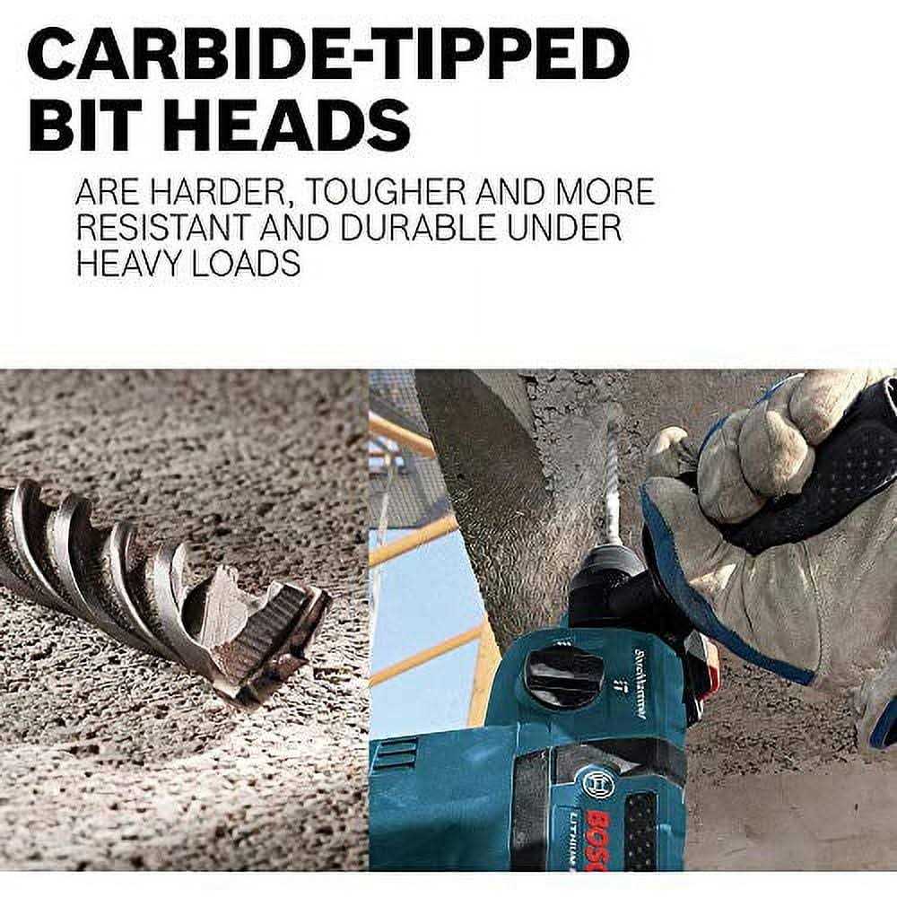 Bosch HCST006 SDS-Plus Bulldog Rotary Hammer Bit Set - Cheap Fitting