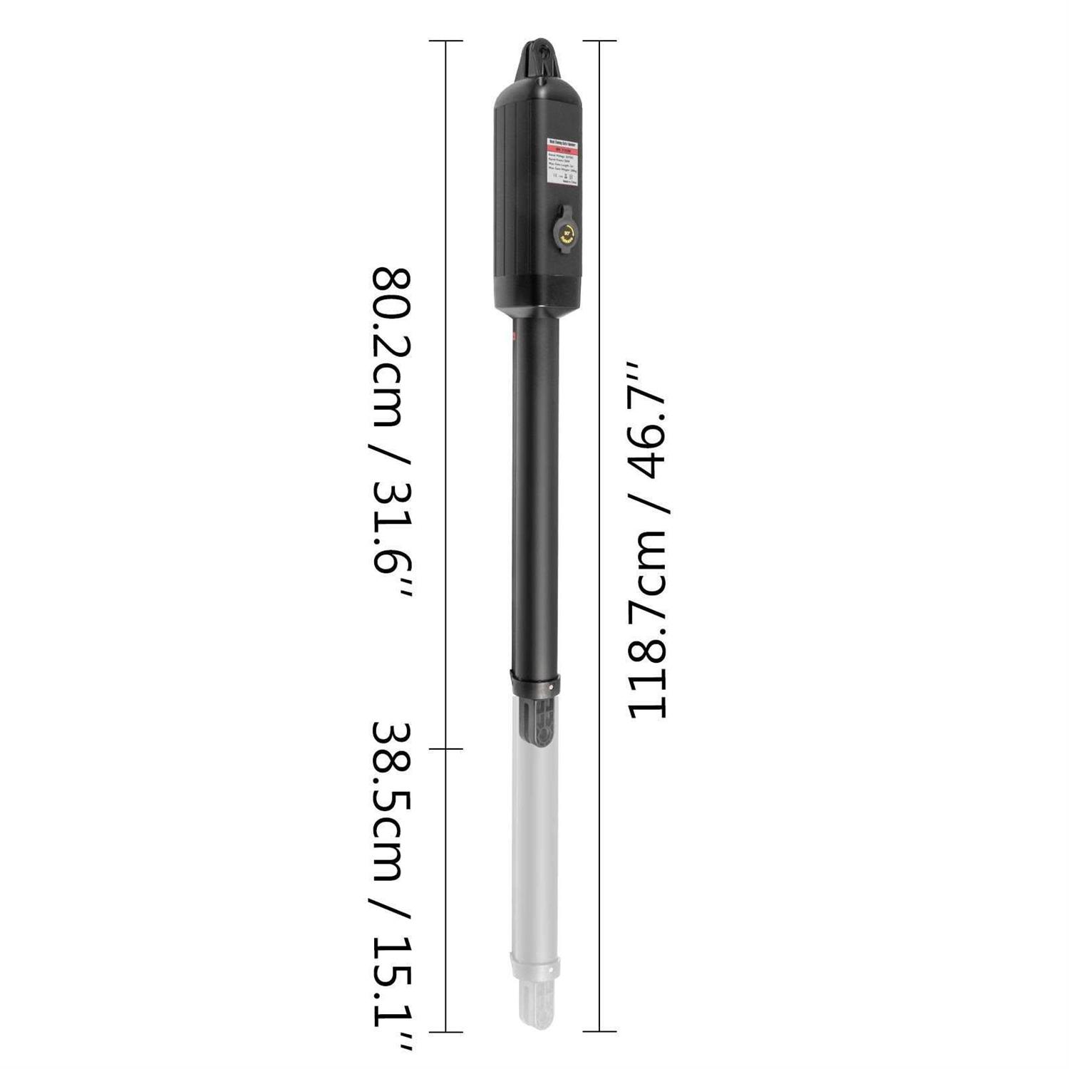 VEVOR Dual Swing Gate Opener Heavy Duty Automatic Gate Opener Up to 660lbs & 18ft Long Gate Ac Powered 50W Automatic Gate Openers with Remote - Cheap Fitting