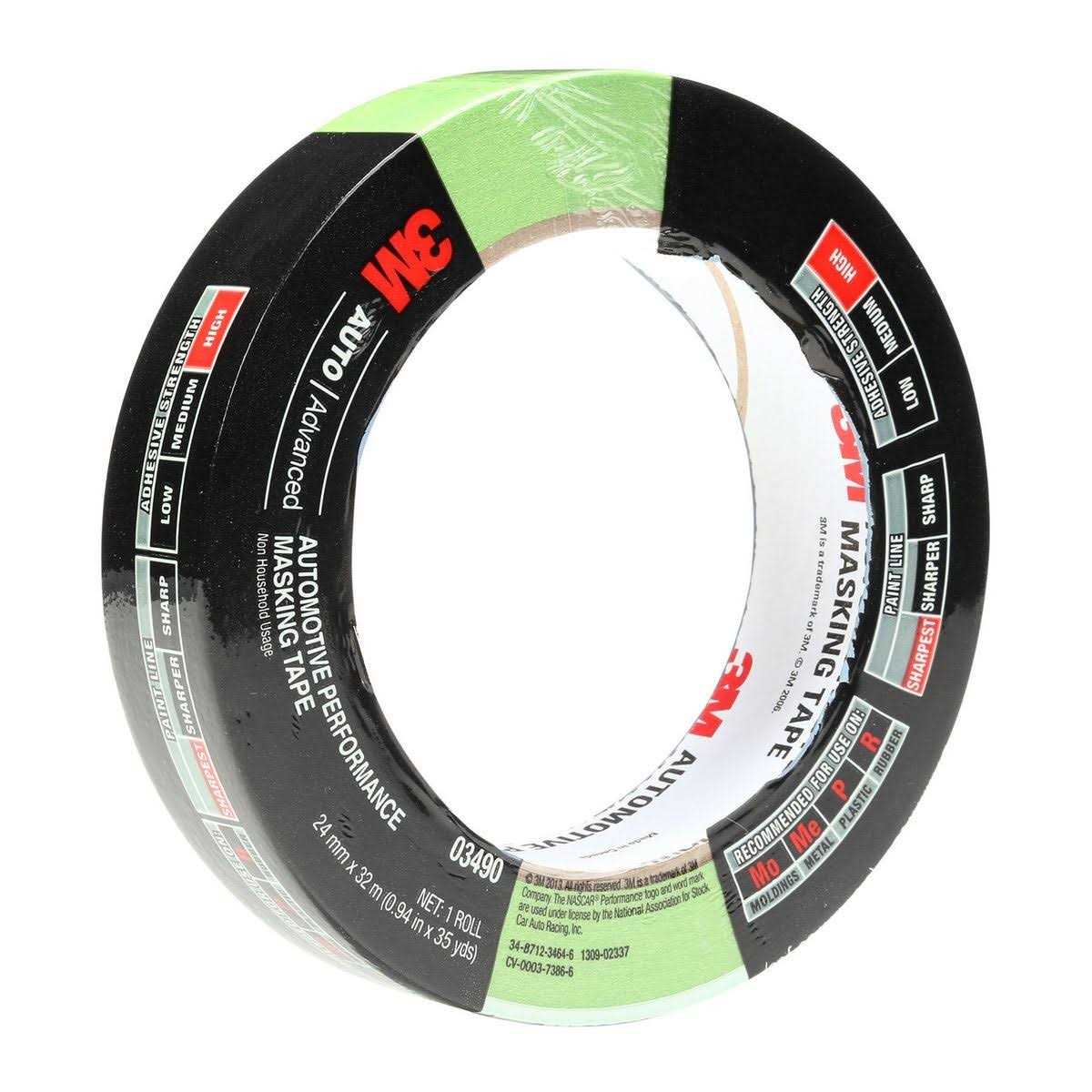 3M 105 ft. x 0.94 in. Automotive Performance Masking Tape - Cheap Fitting
