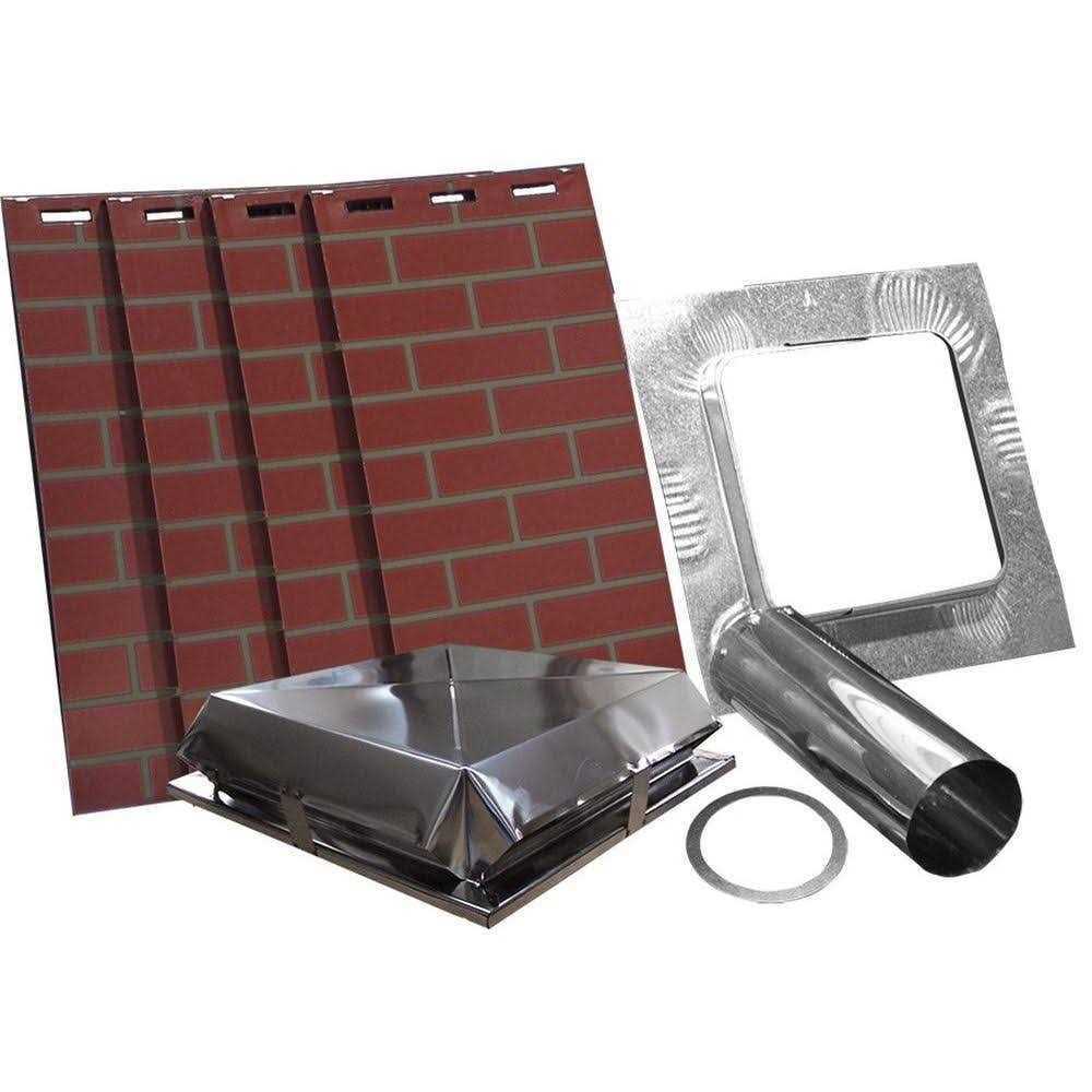 Airjet Simulated Brick All Fuel Chimney Housing Kit - Cheap Fitting
