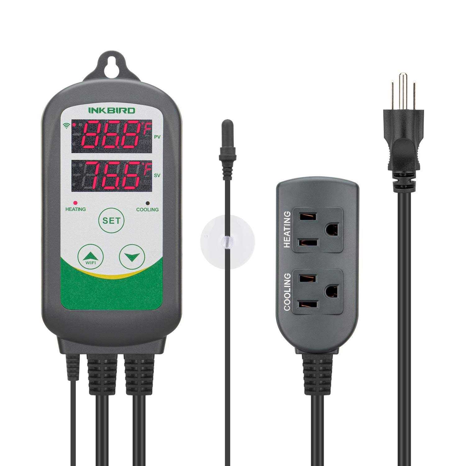 Inkbird ITC-308 Digital Temperature Controller Thermostat and - Cheap Fitting