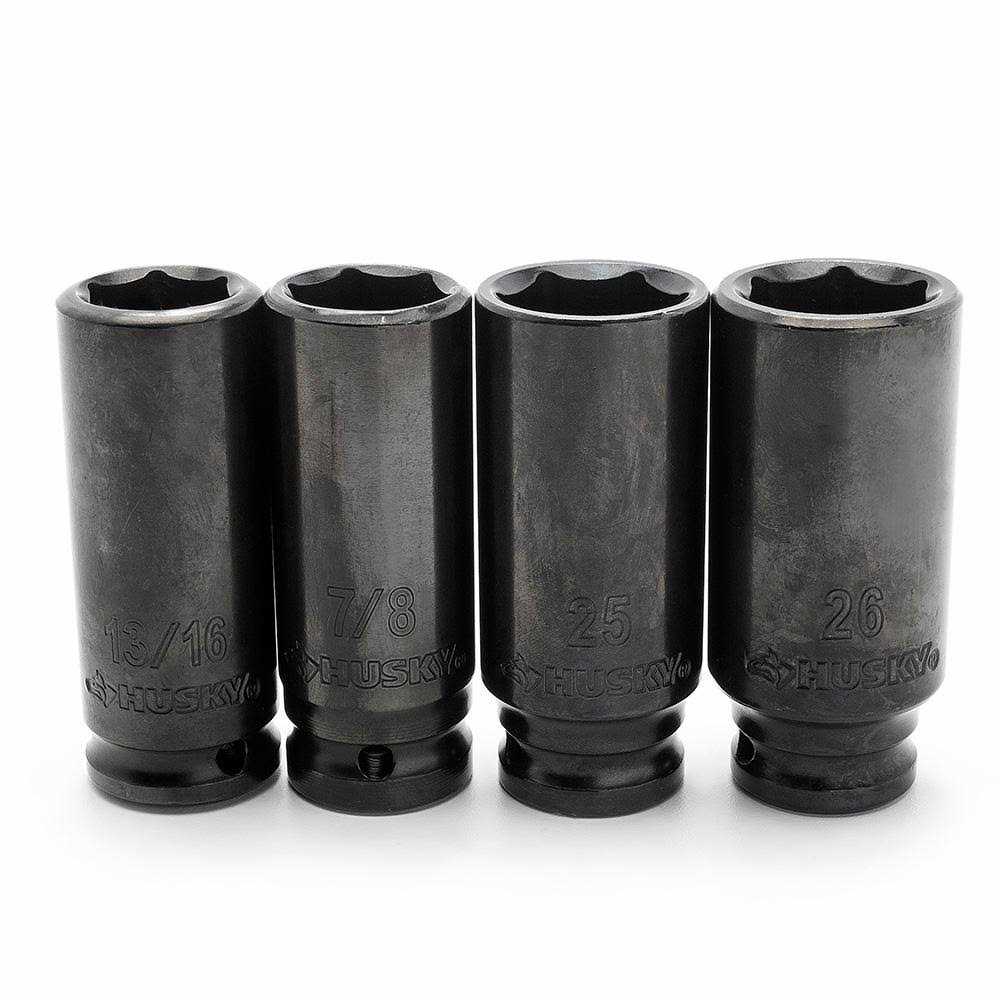 Husky 1/2 in. Drive SAE/Metric Impact Socket Set H64IMPS - Cheap Fitting