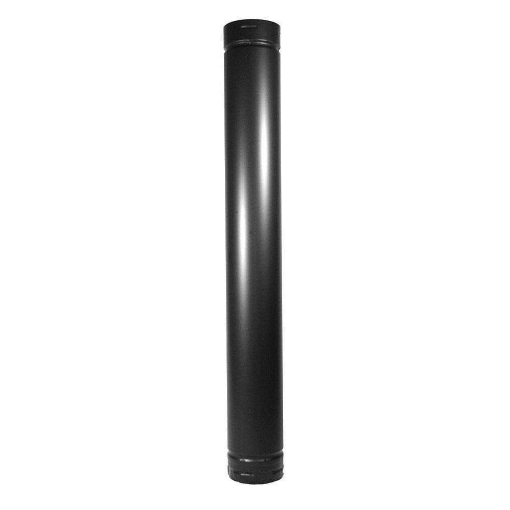 DuraVent PelletVent 3 Inch Diameter Black Vent Pipe - Cheap Fitting