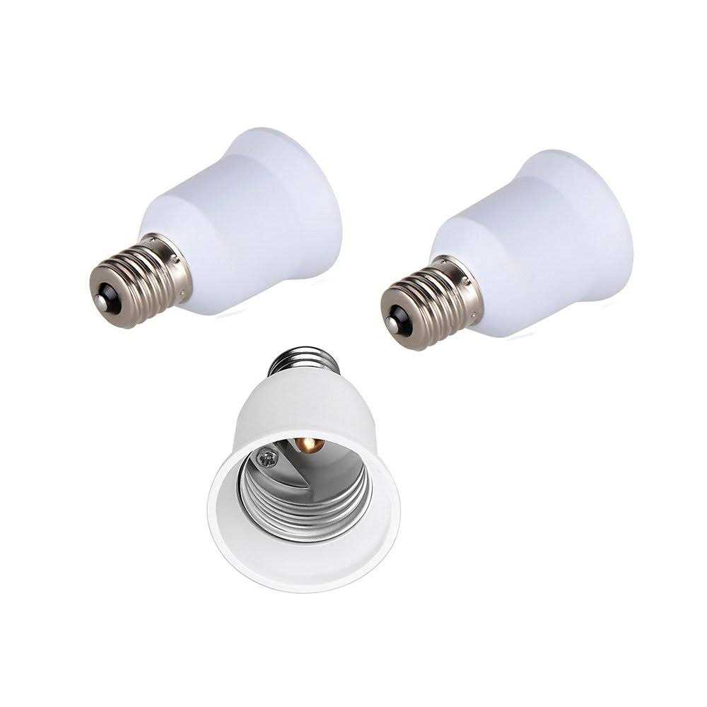 FINELED E17 to E26 Socket Adapter,Intermediate Base E17 to Standard Medium Base E26 Converter - Cheap Fitting