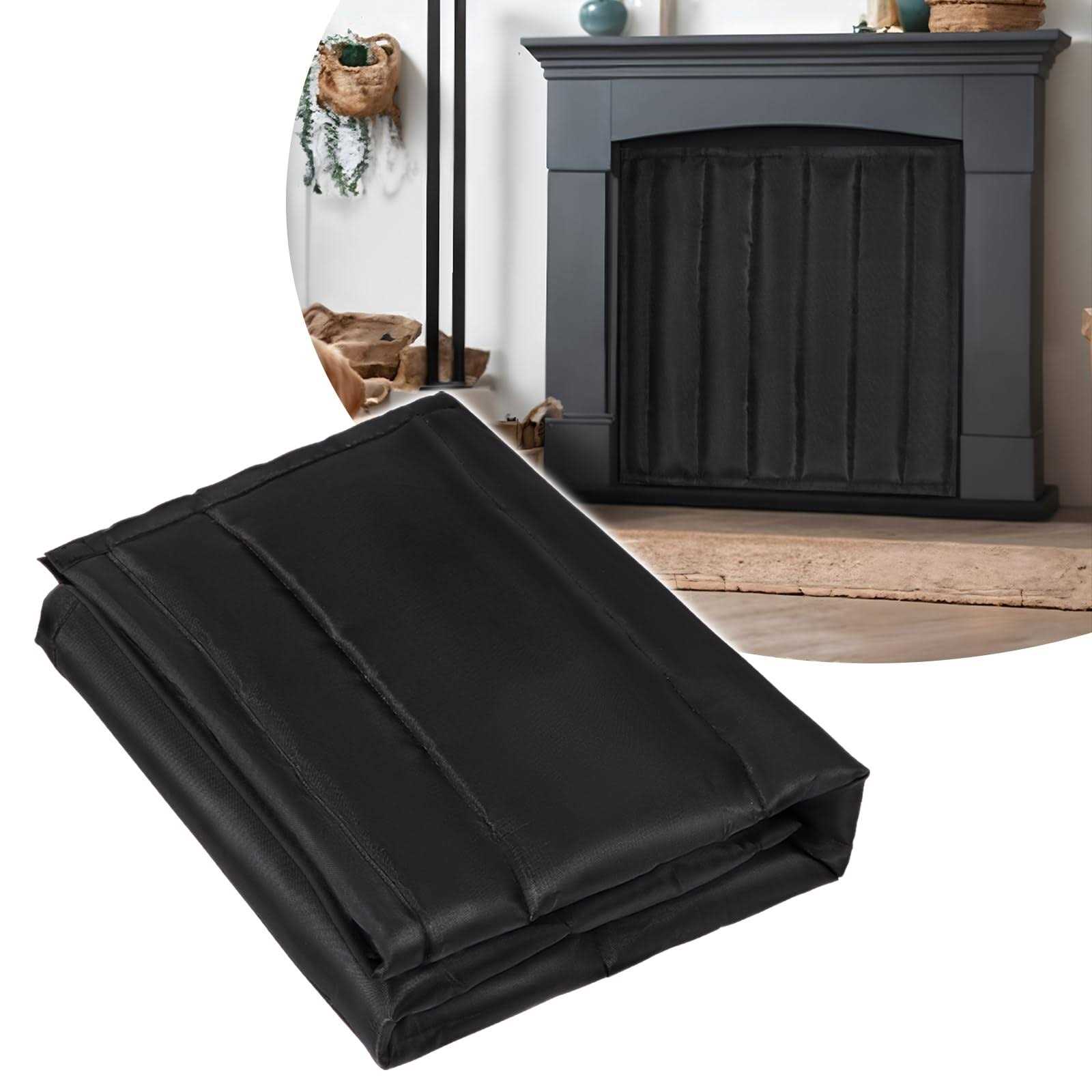 Thmomex Magnetic Fireplace Cover Indoor Fireplace Blanket Keep Drafts Out Stop Heat Loss Save Energy Fireplace Stove Draft Stopper Chimney Cover - Cheap Fitting