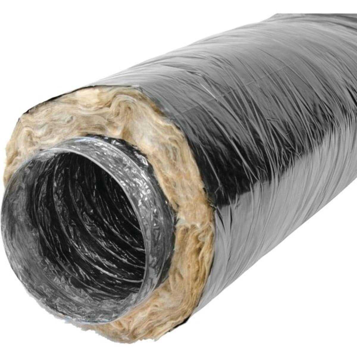 Hart & Cooley Metalized Jacket Insulated Flexible Air Duct, 6 x 25′ - Cheap Fitting