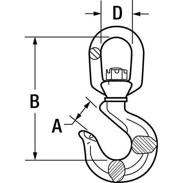 Dayton 1DNJ1 Slip Hook - Cheap Fitting