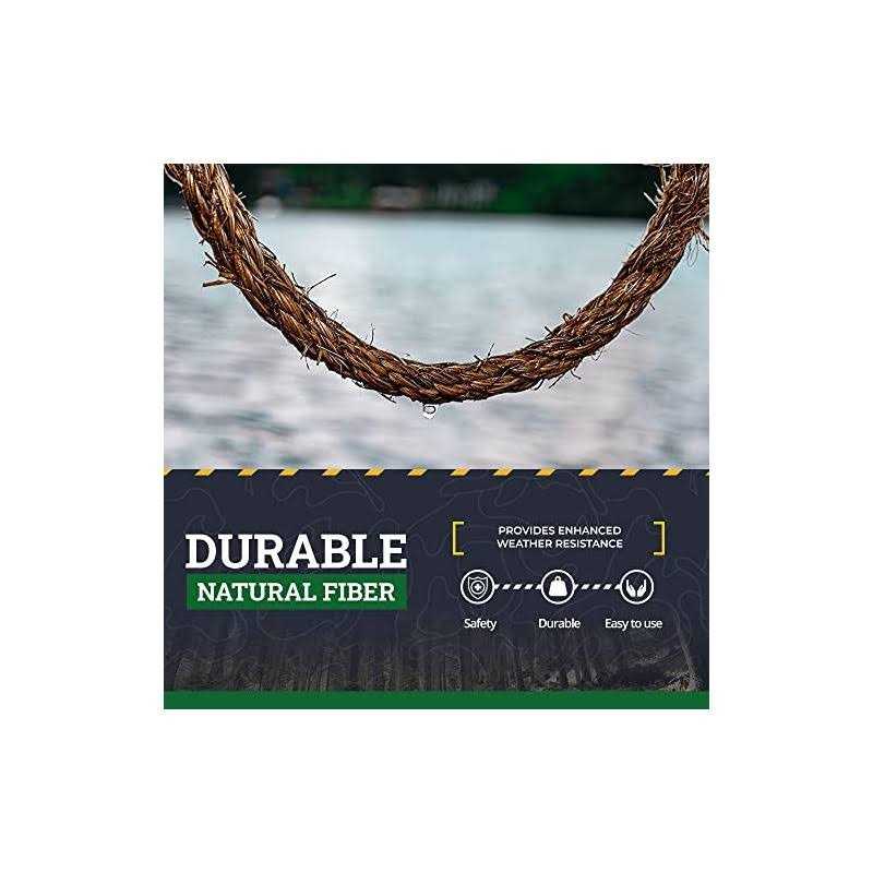 Twisted Manila Rope SGT Knots 3 Strand Natural Fiber Rope - Cheap Fitting