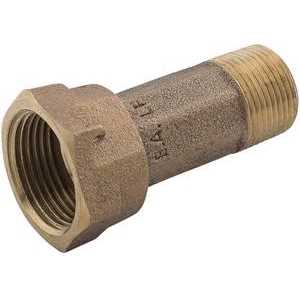 PROSELECT 3/4 x 1 in. MIP x FIP Bronze Meter Coupling - Cheap Fitting