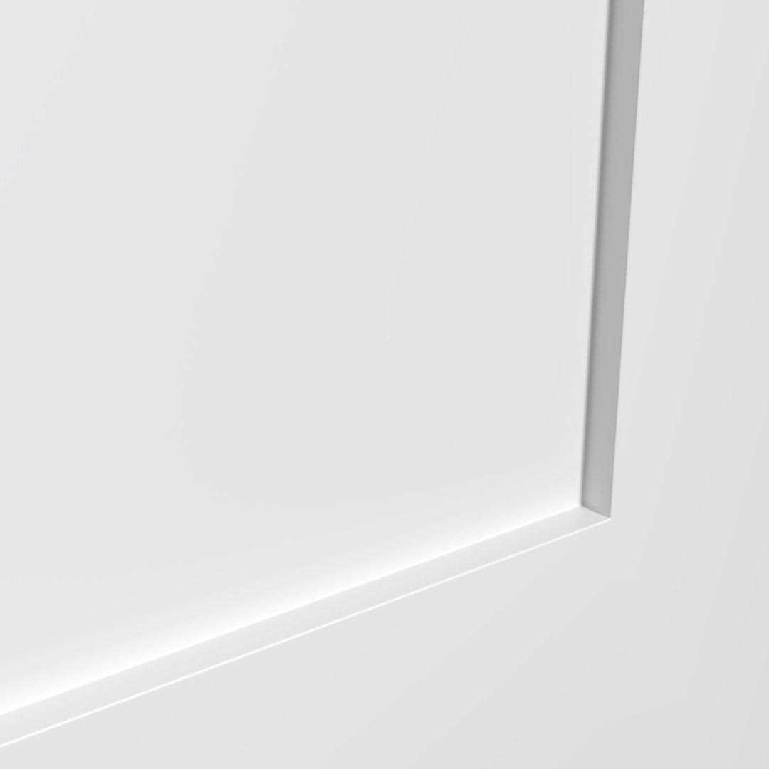 Camaflexi 2 Panel 34-in x 80-in White 2-Panel Square Solid Core Pine Wood Slab Door 2PP34 - Cheap Fitting