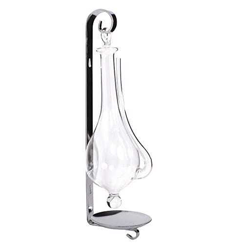 Ambient Weather B1025c Antique Storm Glass Wall Mount Liquid Barometer with Drip Cup - Cheap Fitting
