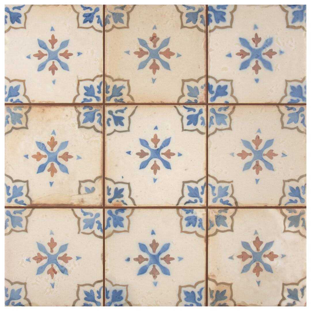 Mirambel 13″ x 13″ Ceramic Patterned Wall & Floor Tile Merola Tile - Cheap Fitting