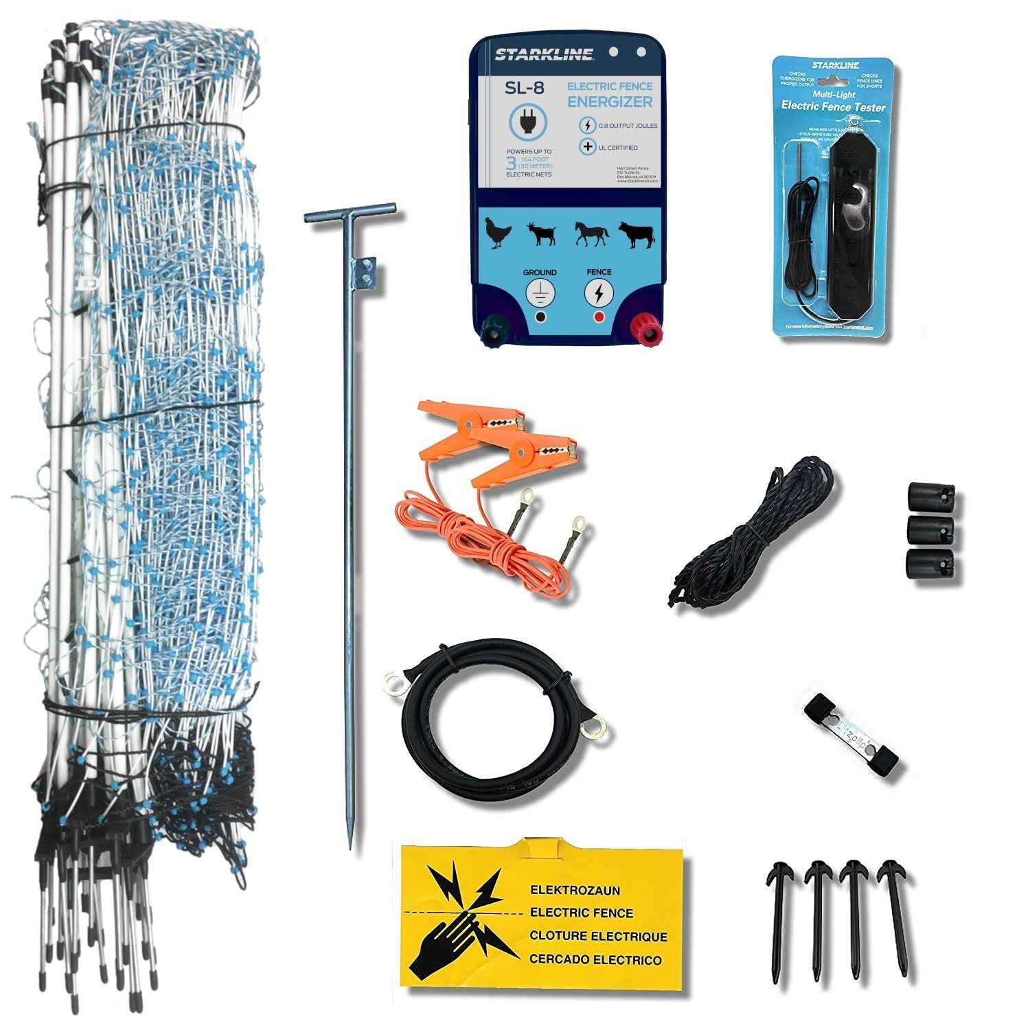 Starkline Ultimate Sheep & Goat Fence Kit SN35164-SL8 - Cheap Fitting