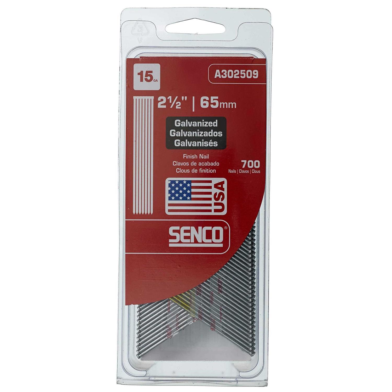 Senco A302509 Finish Nail 2-1/2 in L 15 - Cheap Fitting