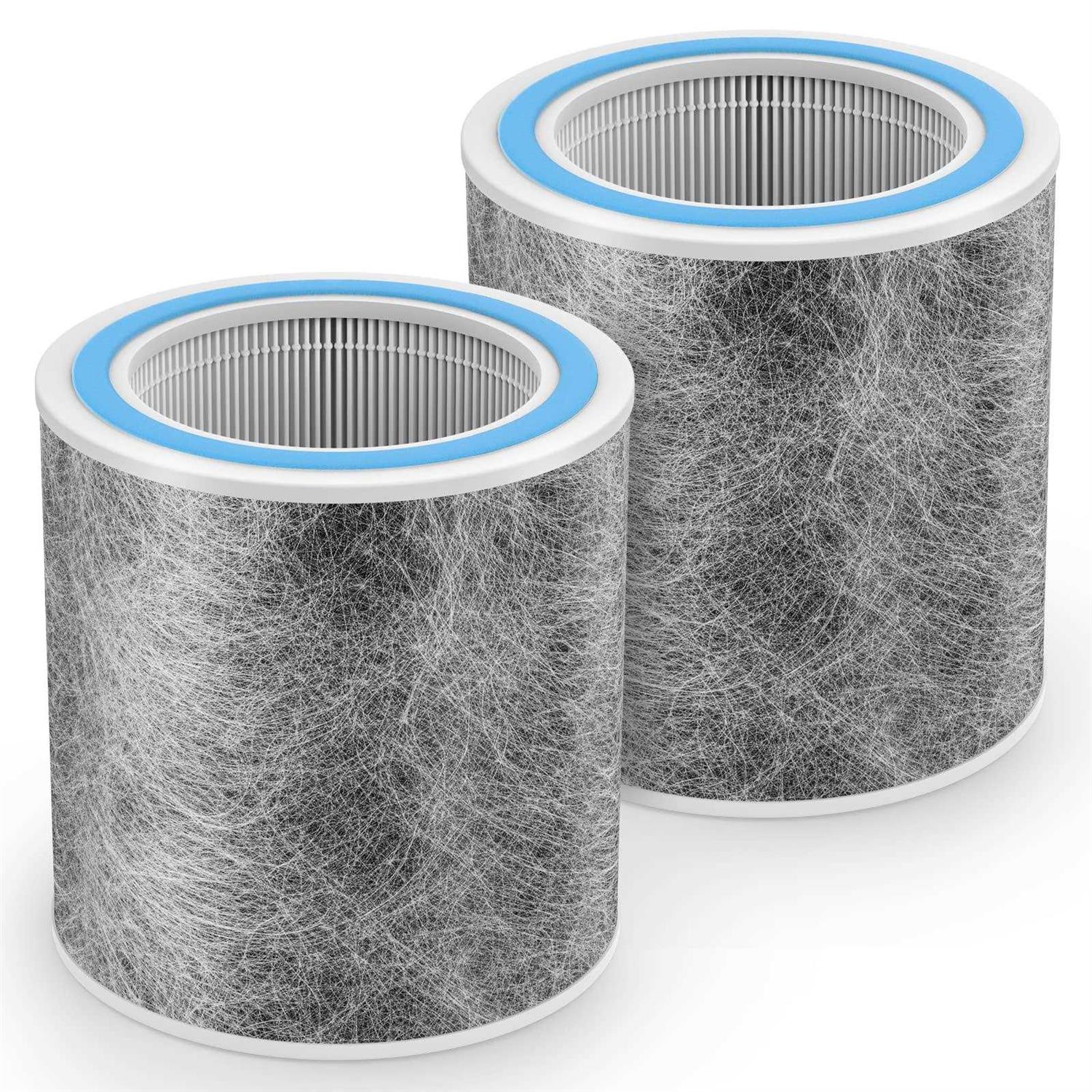 2 Pack HP102 Replacement Filter Compatible with Shark HP102 HC452 Air Pur ifier - Cheap Fitting