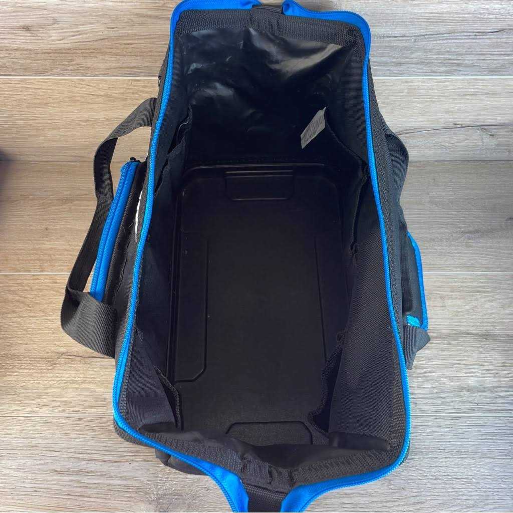 Hart 16 Black & Blue Waterproof Base Hard Bottom Tool Bag - Cheap Fitting