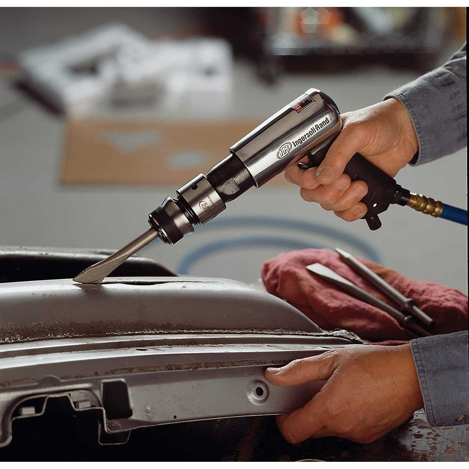 Ingersoll Rand 114GQC Air Hammer 3 PC Chisel Set with Tapered Punch - Cheap Fitting