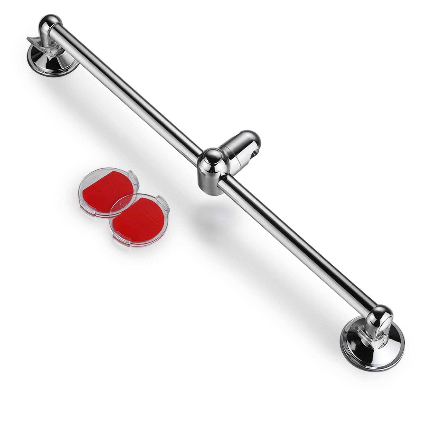 Hotelspa Insta mount Stainless Steel Height/Angle Adjustable Shower Slide Bar - Cheap Fitting