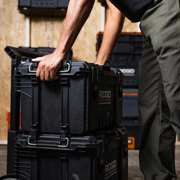 RIDGID 2.0 Pro 22 in. Gear System Rolling Tool Box and Tool Box and Tool Case - Cheap Fitting